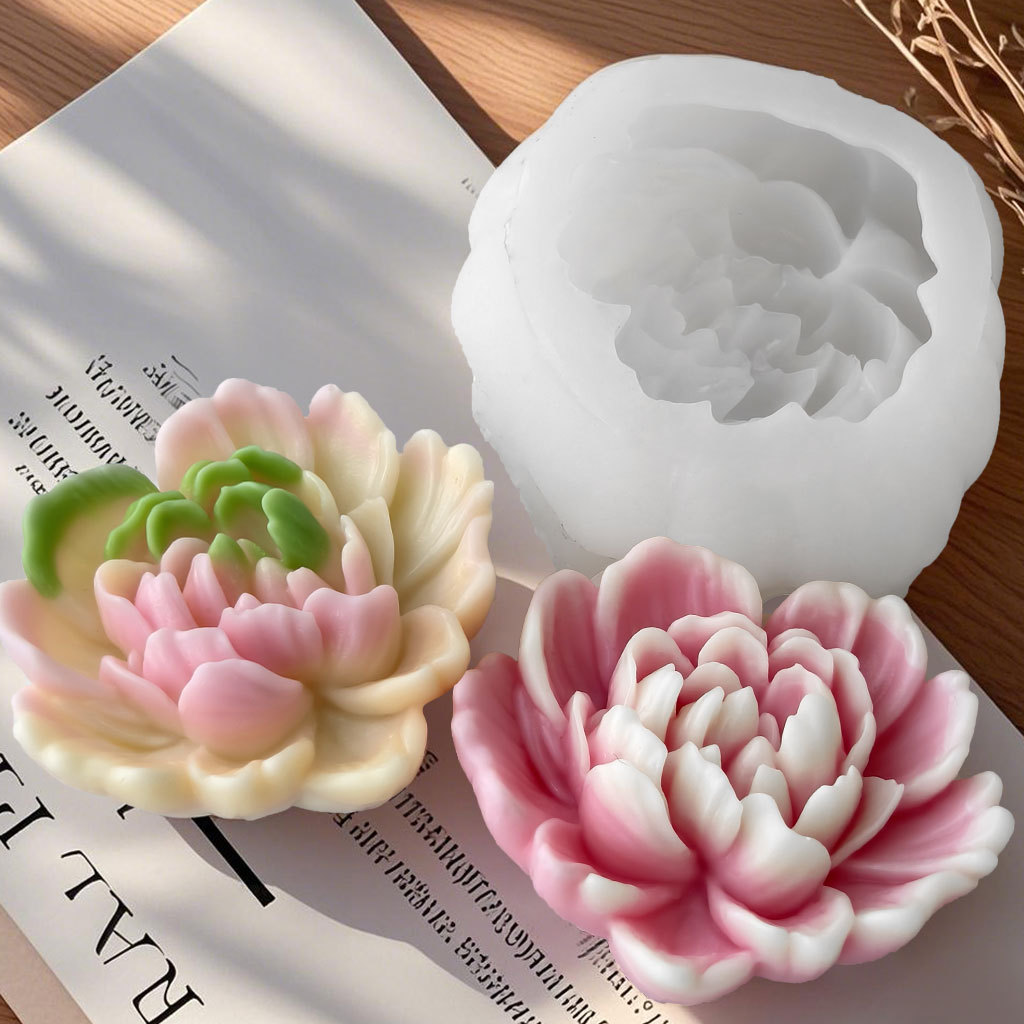 Soap Making Recipes - DIY Rose Blumen Silikonform handgemachte Aroma