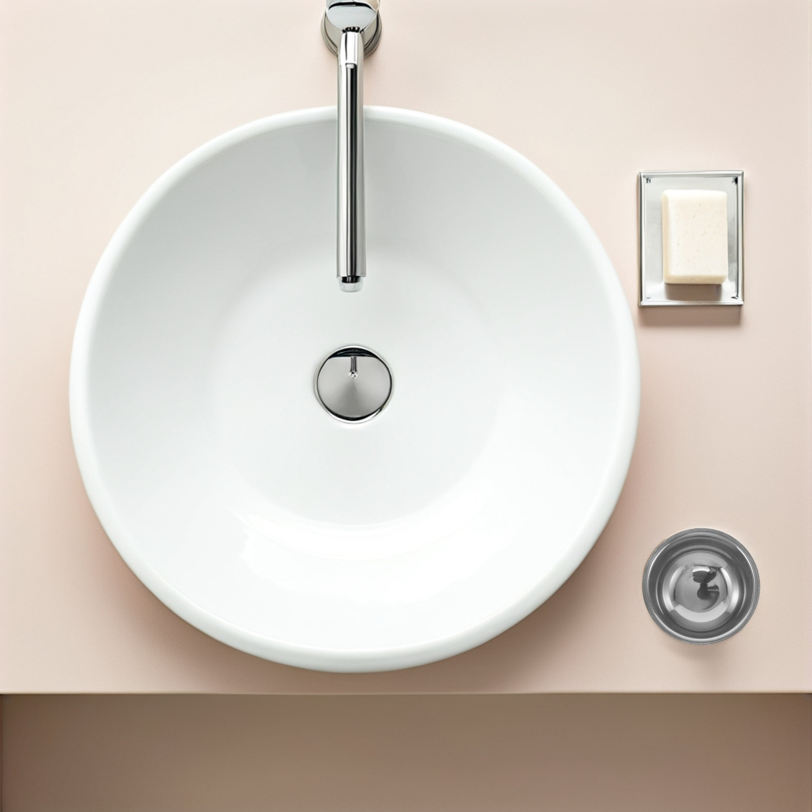 Soap Making Foam - Edelstahl-Rasierschale mit Doppelschicht, Schlankem Design, Leicht