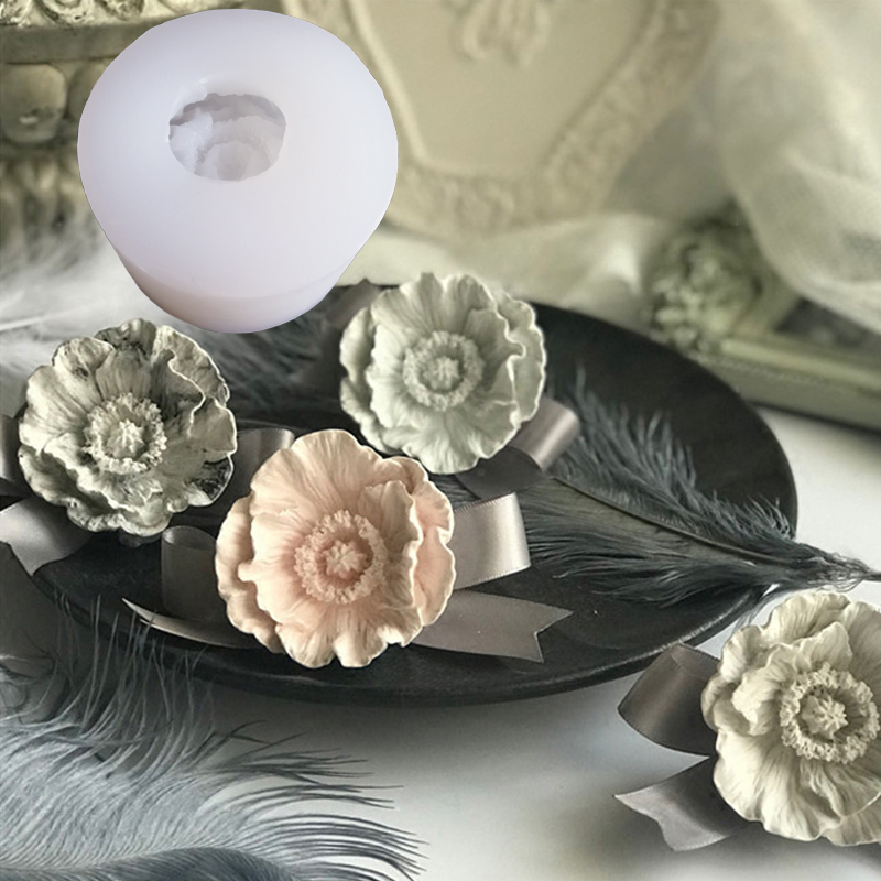 Soap Making Recipes - Heißer Mohn Kerze Formen Seife Form