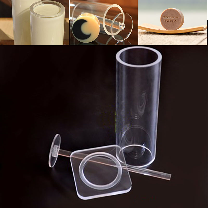 Soap Making Diy Kit - Vertikale Kreis Arylic Seife Form Form