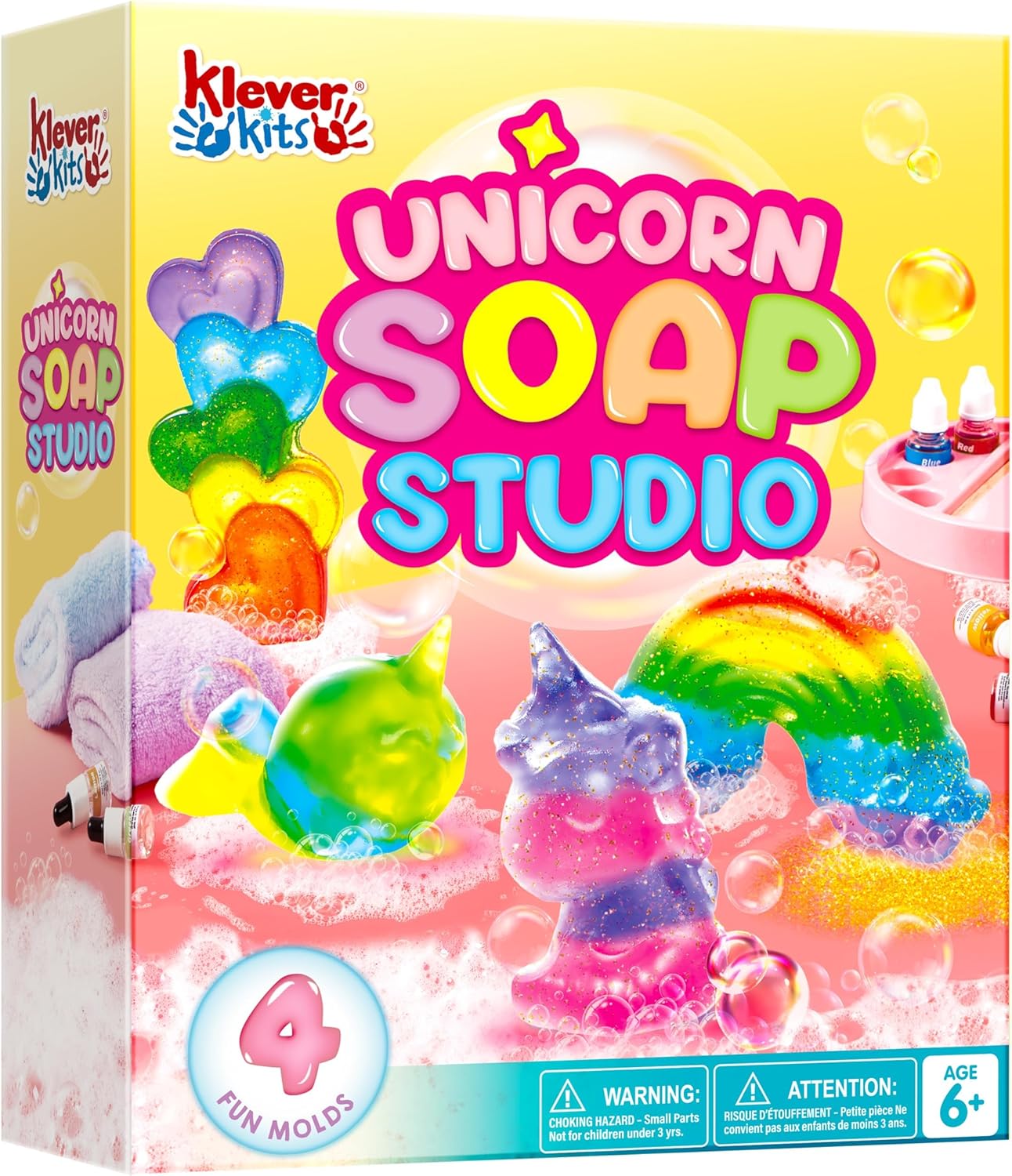 Soap Making Ideas - JOYFY Einhorn-Seifenherstellungsset für Mädchen, Basteln, DIY-Projekt