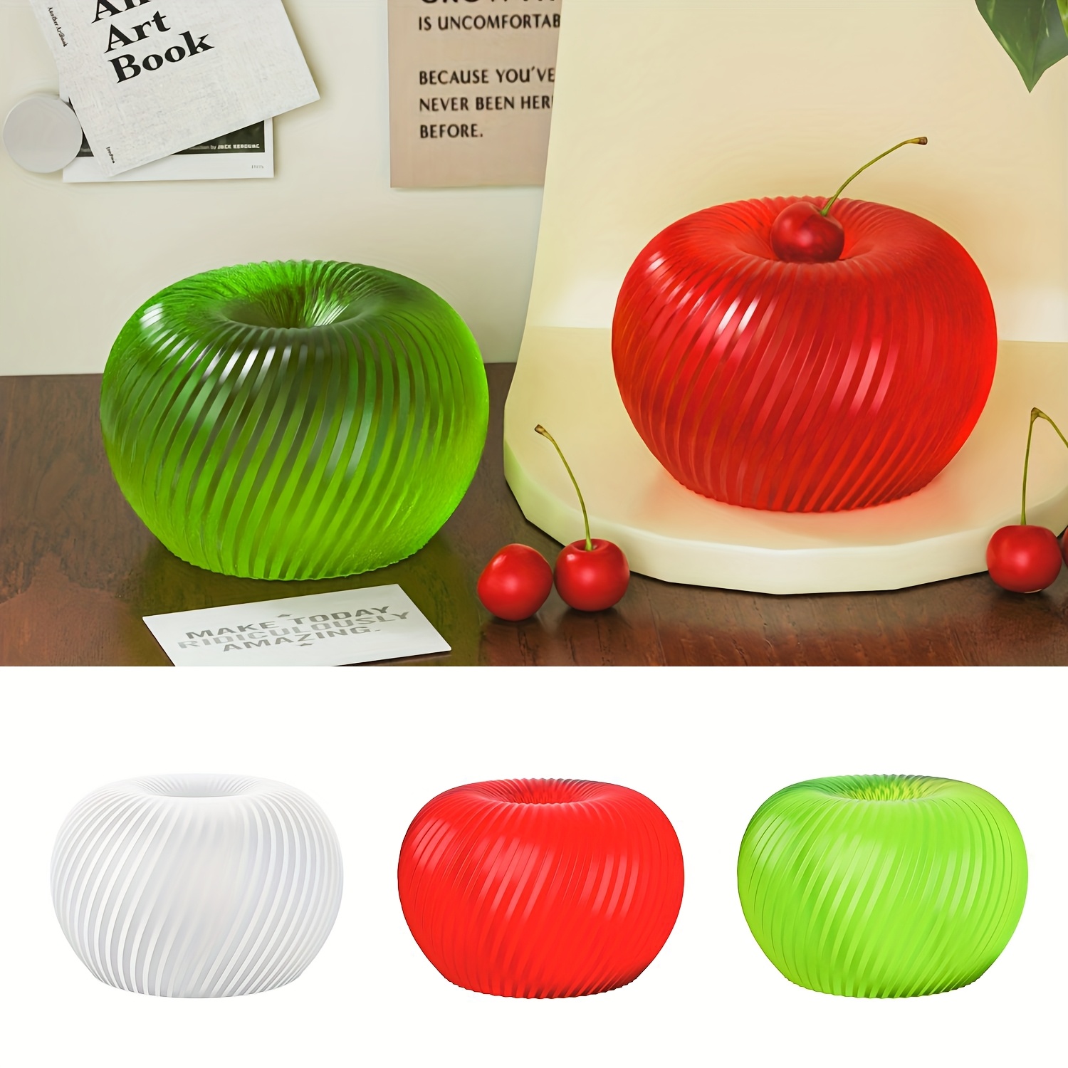 Soap Making Ideas - Eine trendige rote Apfel-Silikonform, geeignet für