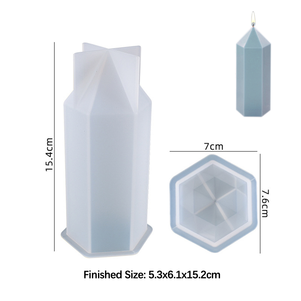 3d sechseckige Säule Kerzen fo – Soap Making Diy Kit Bewertung und Preis
