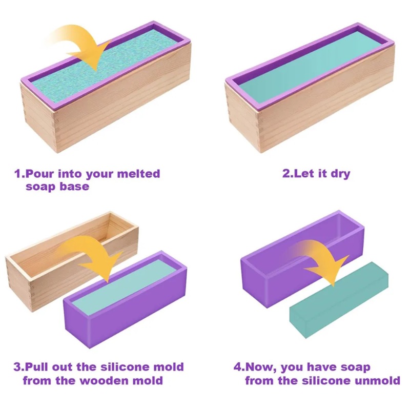 Flexible Silikon-Seifenform Re – Soap Making Recipes Bewertung und Preis