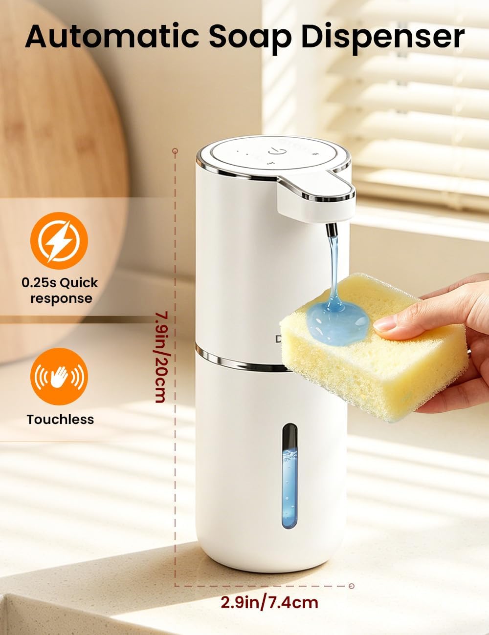 380ML Kapazität, Lichtanzeige, – Soap Making Foam Bewertung und Preis