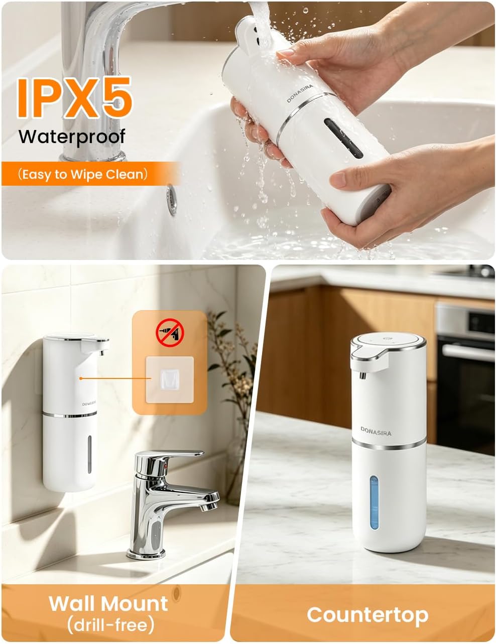 380ML Kapazität, Lichtanzeige, – Soap Making Foam Bewertung und Preis
