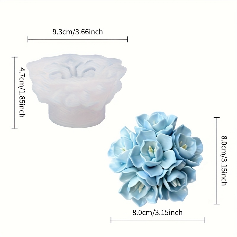 1 Silikonform für Hortensienke – Soap Making Ideas Bewertung und Preis