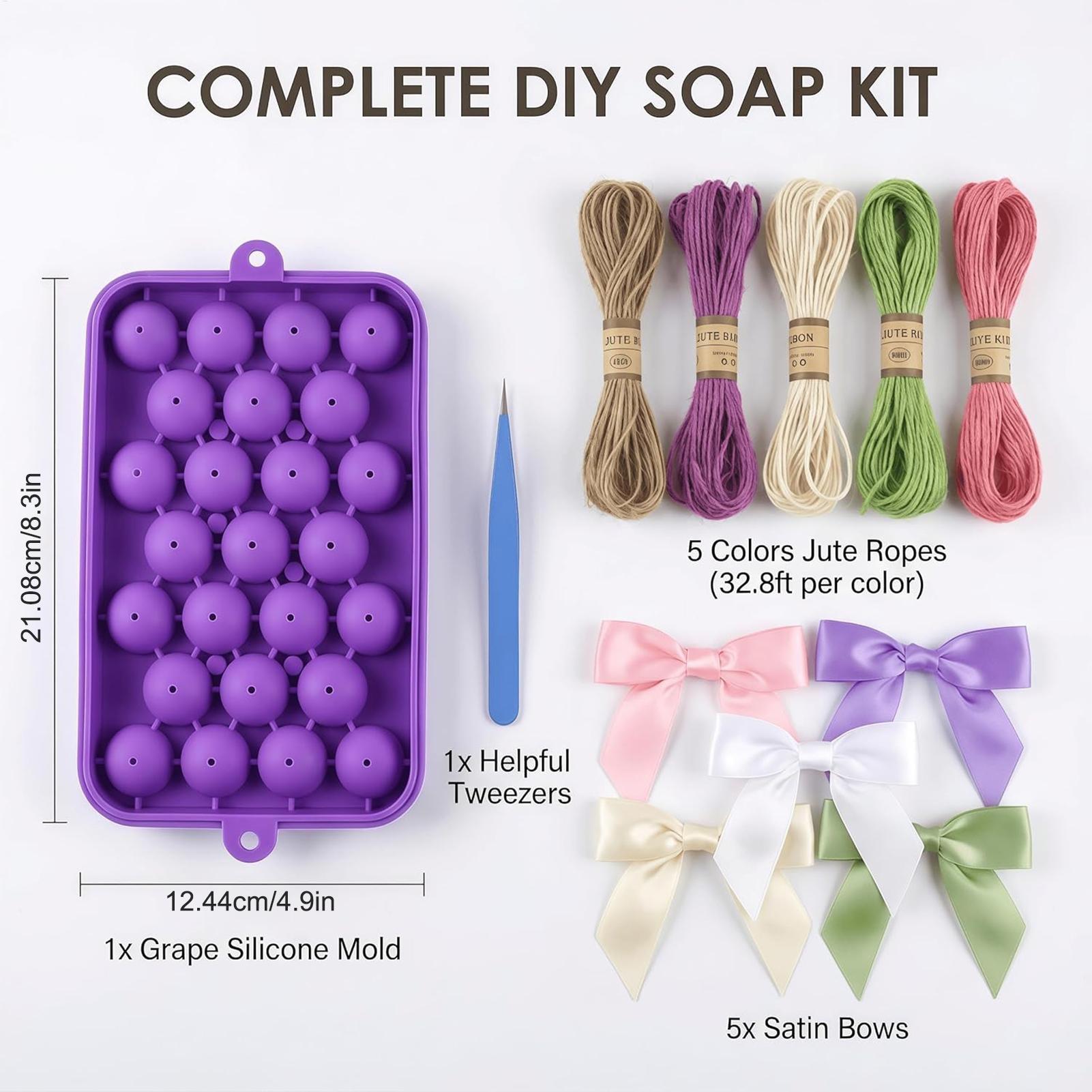 Trauben-Seifenform, leicht zu  – Soap Making Diy Kit Bewertung und Preis