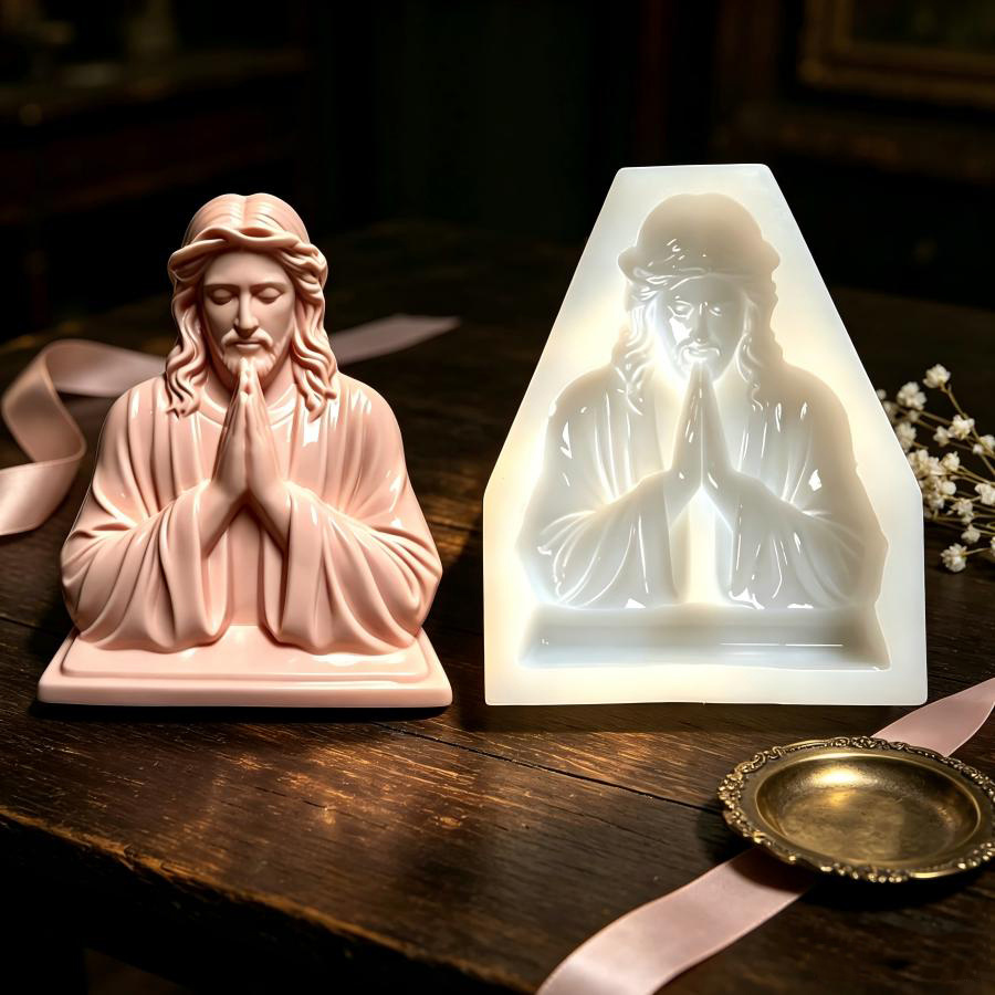 Große Jesus-Gebetsfigur Siliko – Soap Making Recipes Bewertung und Preis