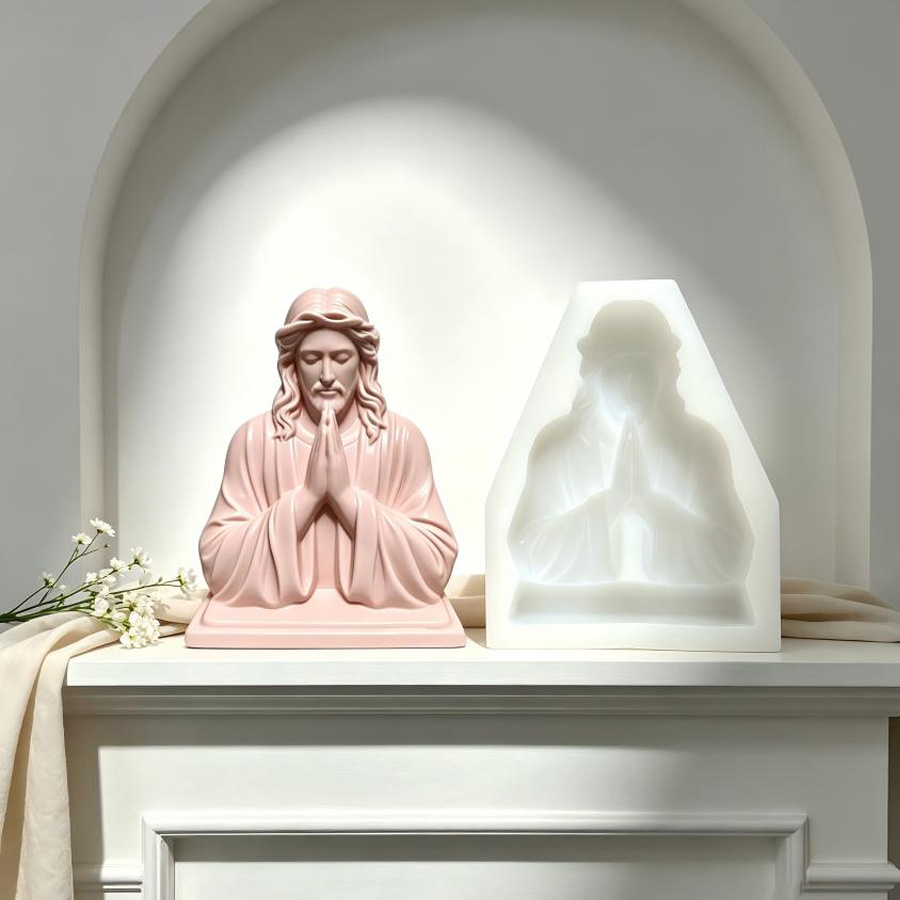 Große Jesus-Gebetsfigur Siliko – Soap Making Recipes Bewertung und Preis